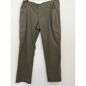 Kuhl Womens 20W Regular Olive Cargo Hiking Pants Convertible Roll Up Outdoor